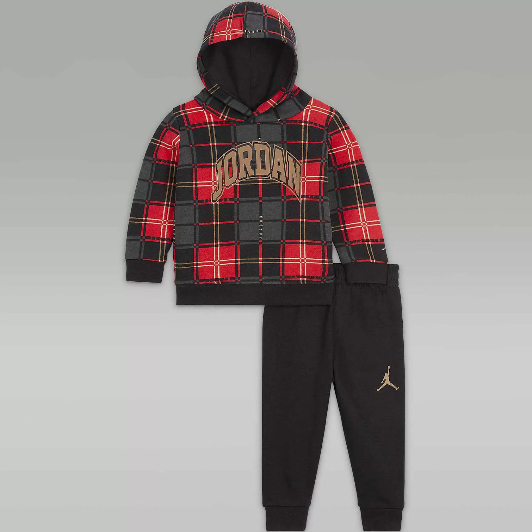 Jordan-Nike Jordan Brooklyn Fleece Plaid Pullover Set