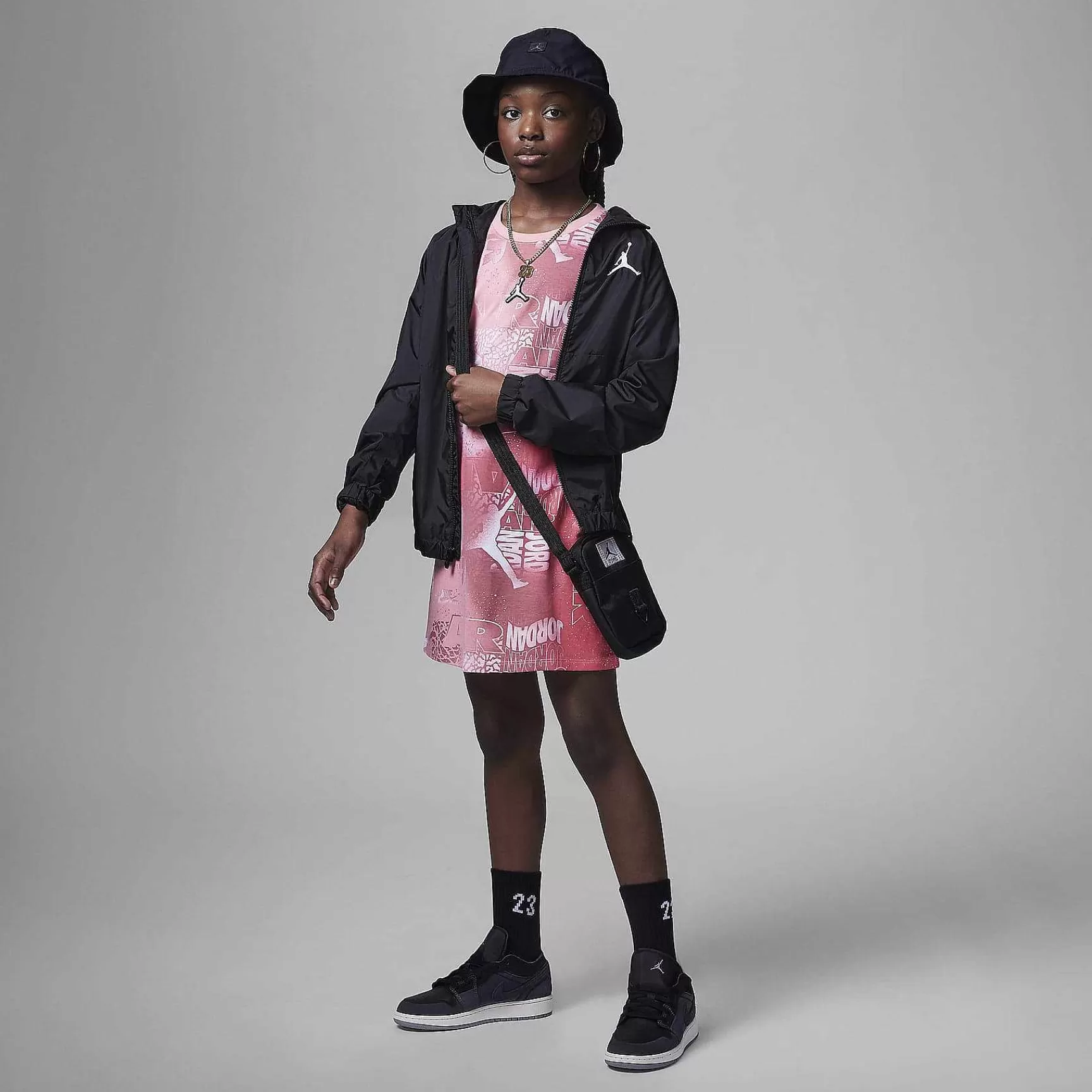 Jordan-Nike Jordan Jordan Essentials New Wave Allover Print Dress