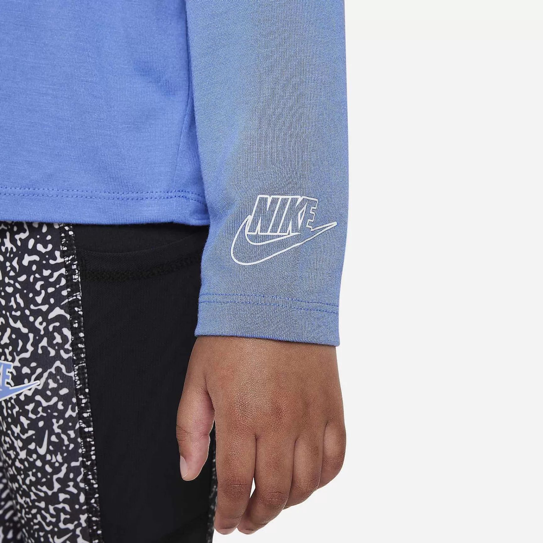 Tops & T-Shirts-Nike Tops & T-Shirts Notebook Print Long Sleeve Knit Top