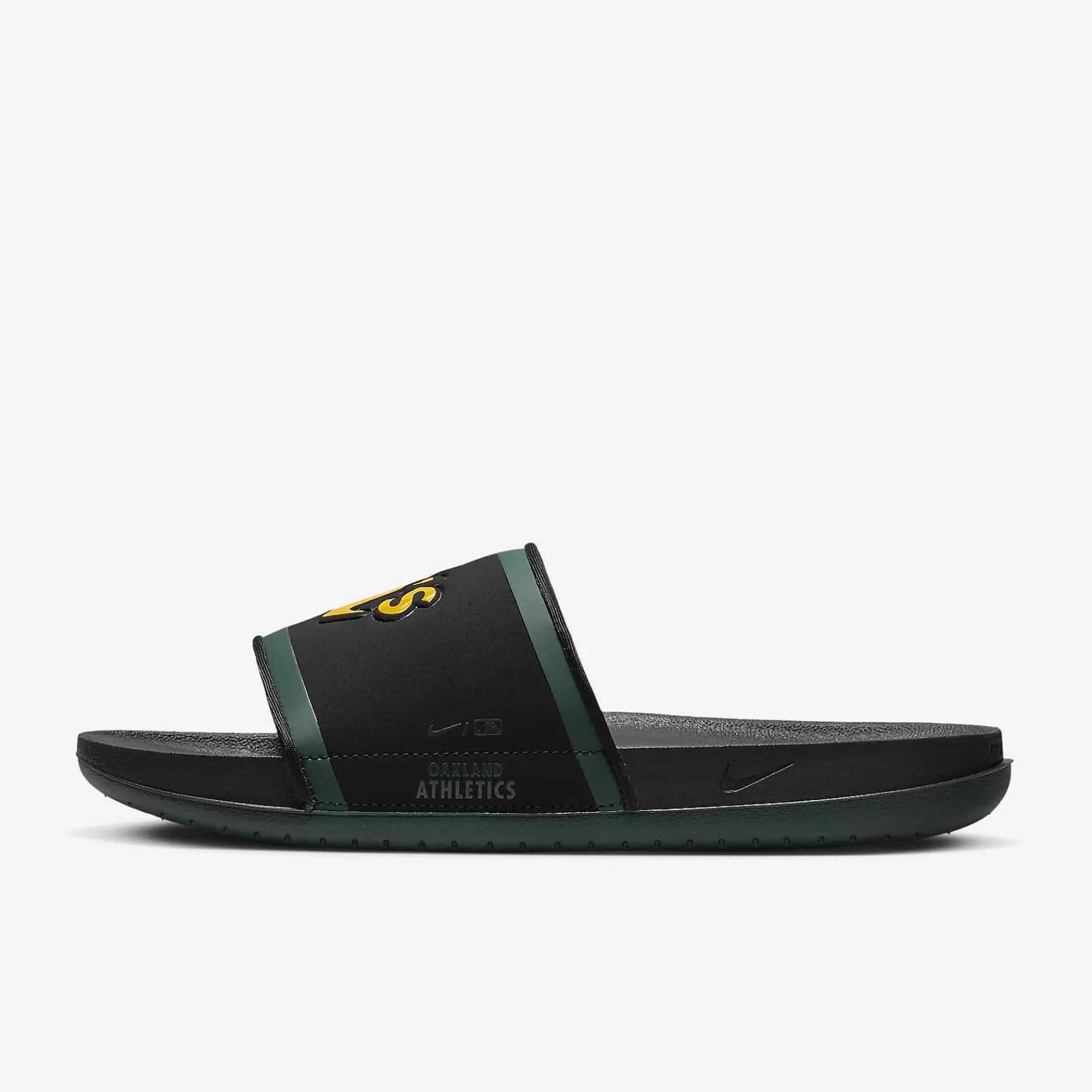 Sandals & Slides-Nike Sandals & Slides Offcourt (Mlb Oakland Athletics)