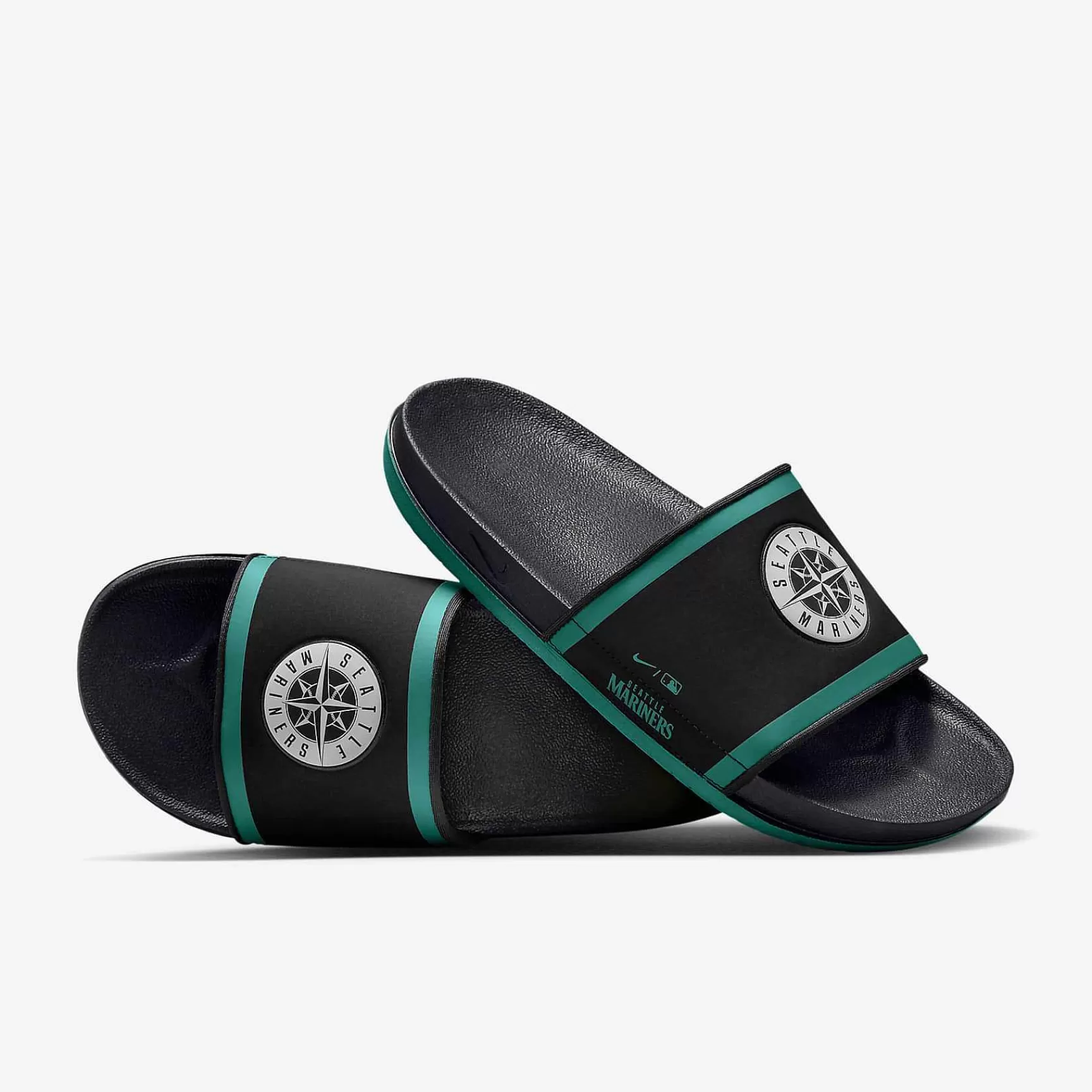 Sandals & Slides-Nike Sandals & Slides Offcourt (Mlb Seattle Mariners)