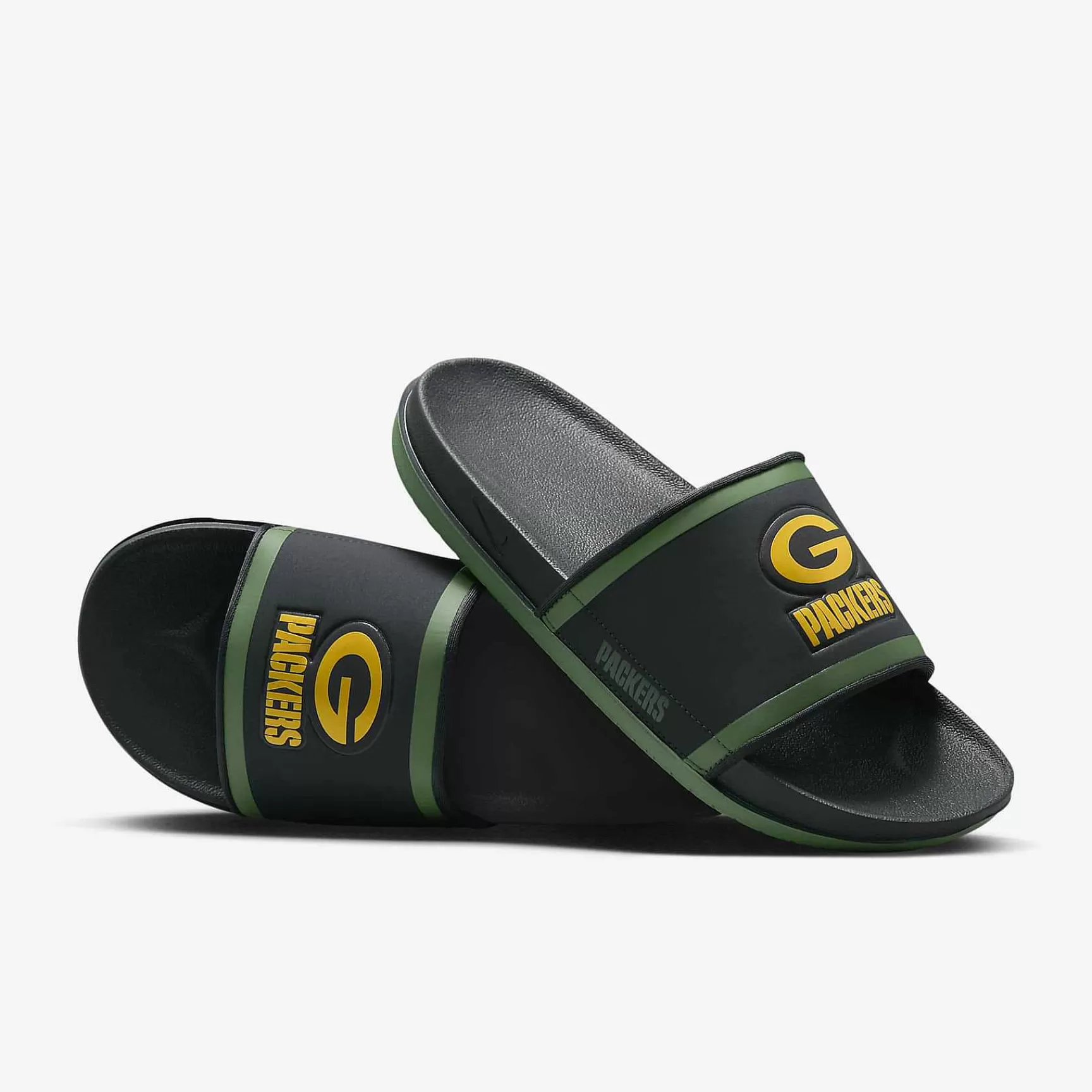 Sandals & Slides-Nike Sandals & Slides Offcourt (Nfl Green Bay Packers)