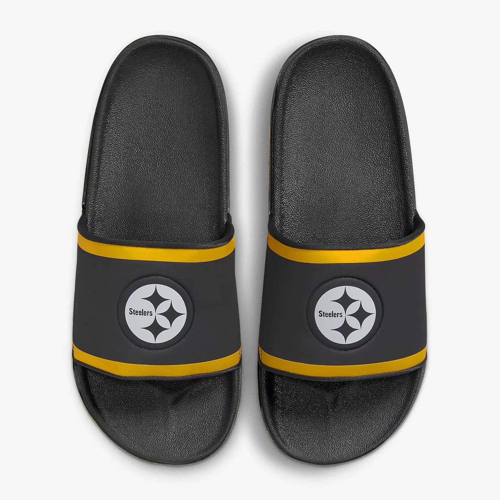 Sandals & Slides-Nike Sandals & Slides Offcourt (Nfl Pittsburgh Steelers)