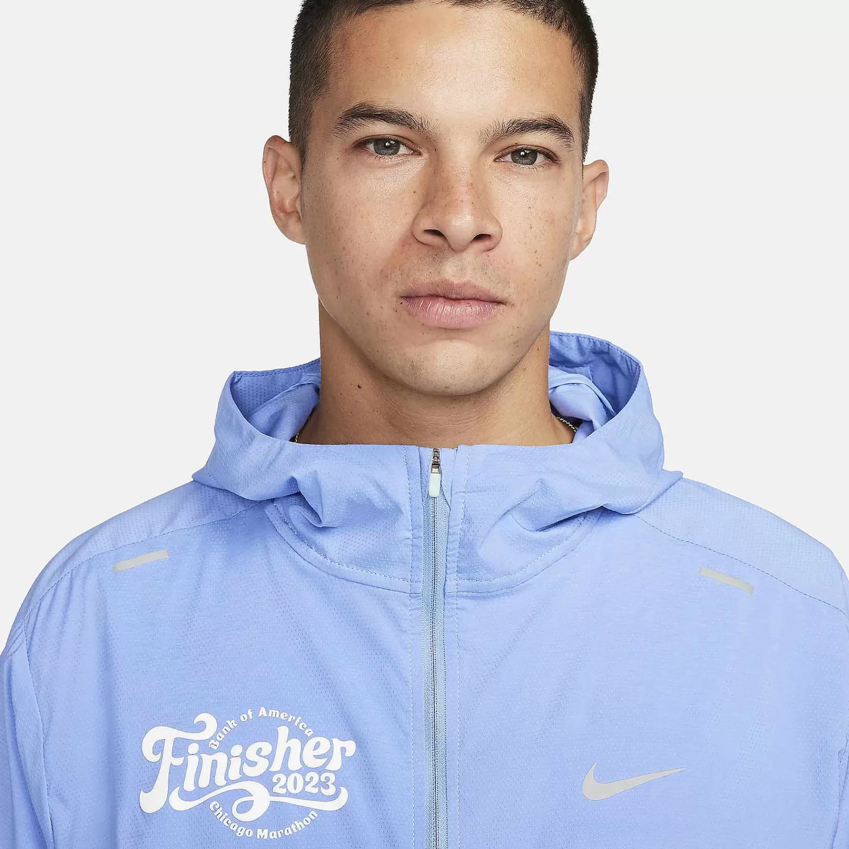 Outerwear & Jackets-Nike Outerwear & Jackets Repel Uv Protection Windrunner