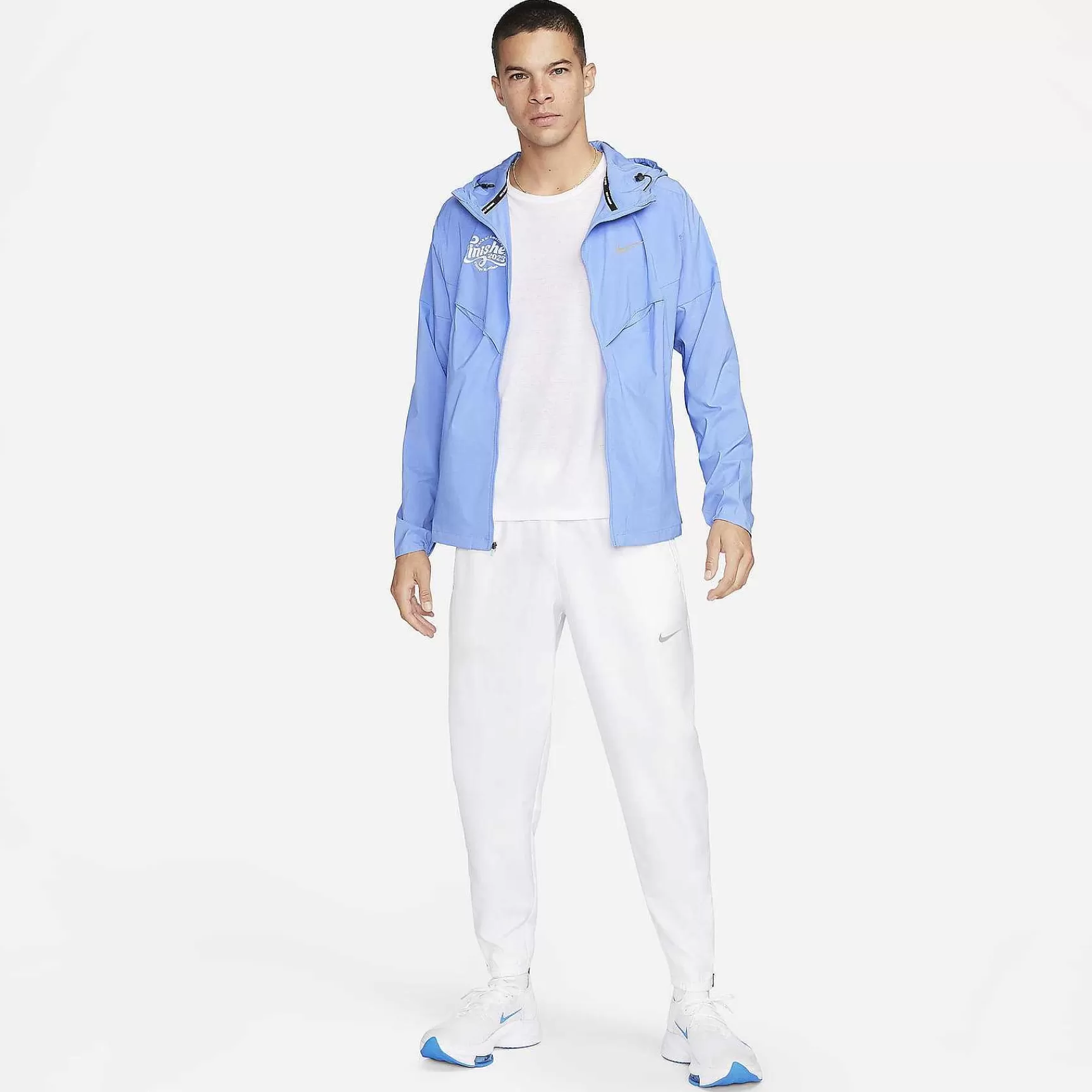 Outerwear & Jackets-Nike Outerwear & Jackets Repel Uv Protection Windrunner