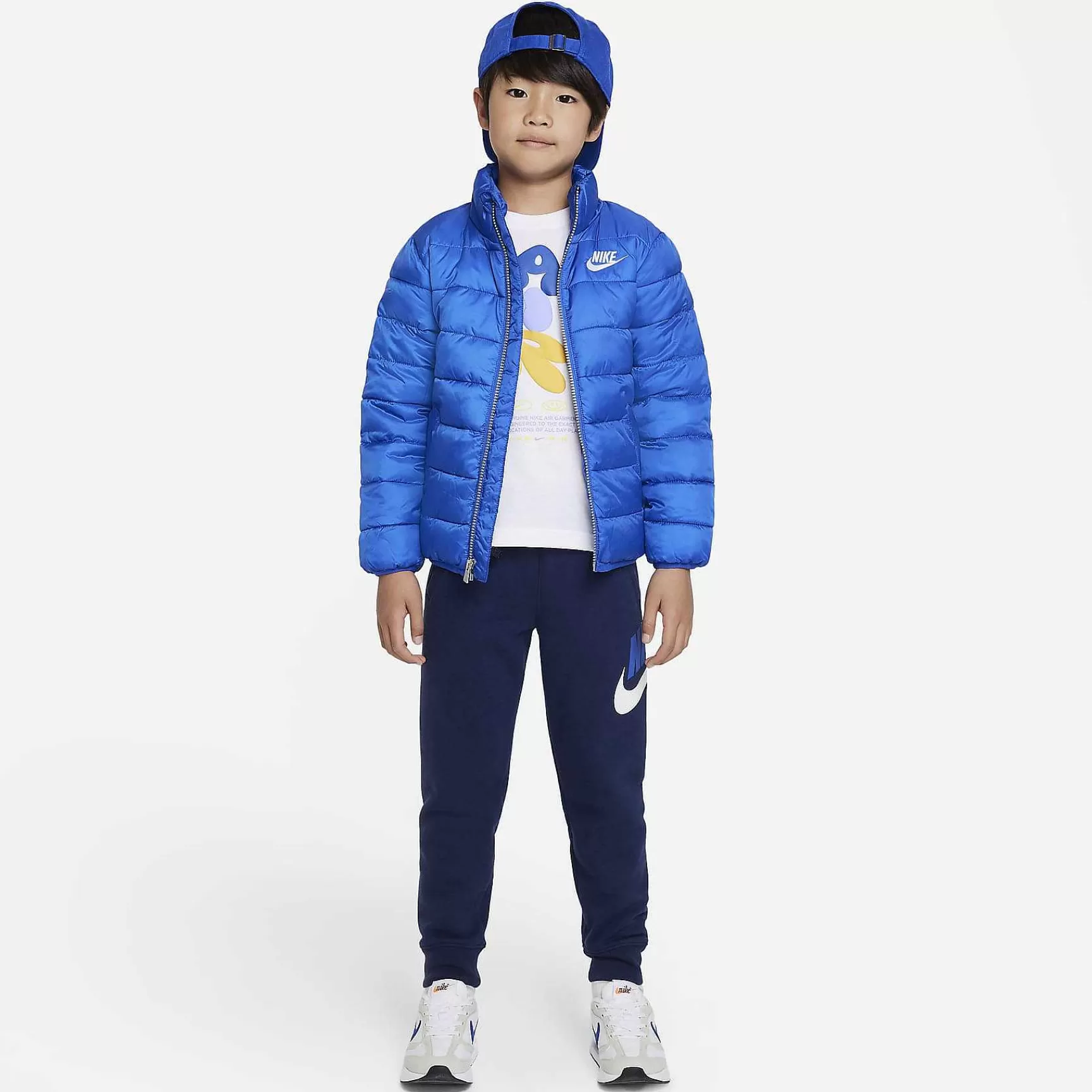 Outerwear & Jackets-Nike Outerwear & Jackets Solid Puffer Jacket