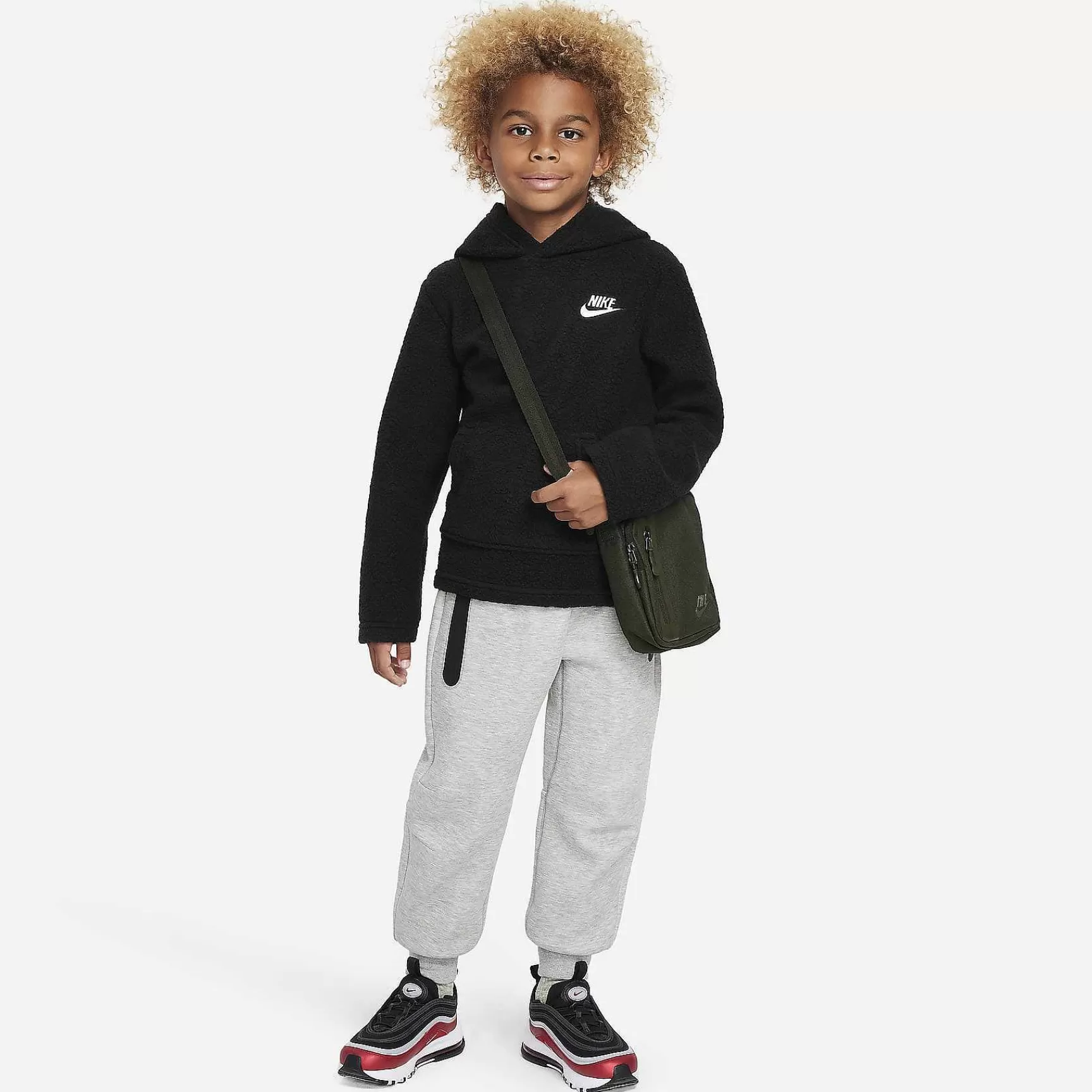 Hoodies & Sweatshirts-Nike Hoodies & Sweatshirts Sportswear Sherpa Pullover Hoodie