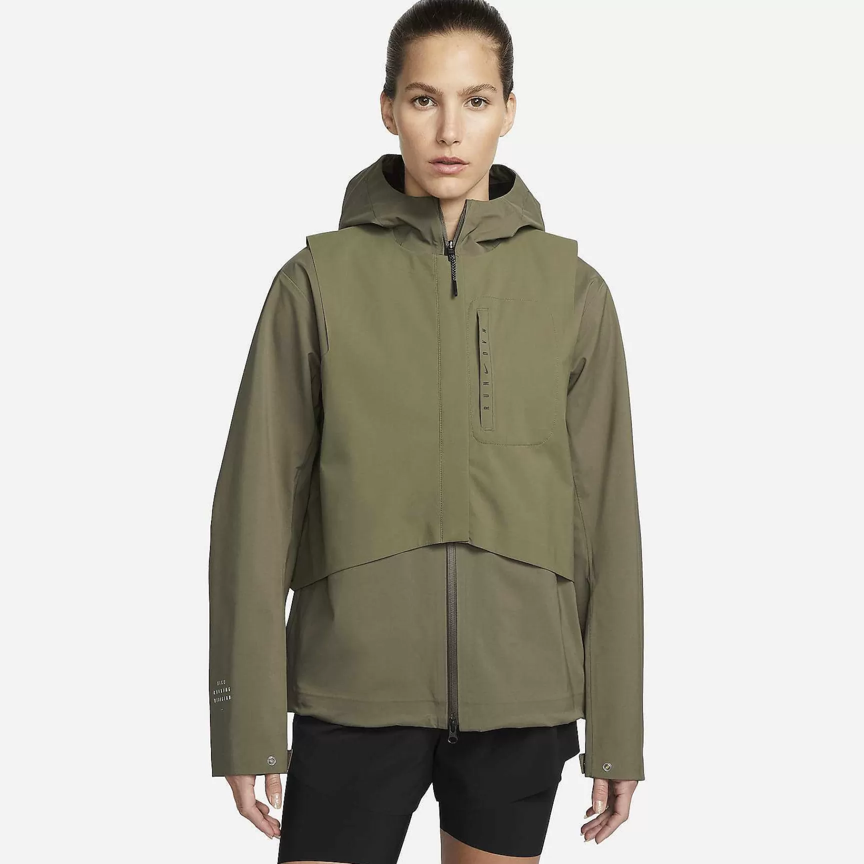 Outerwear & Jackets-Nike Outerwear & Jackets Storm-Fit Run Division