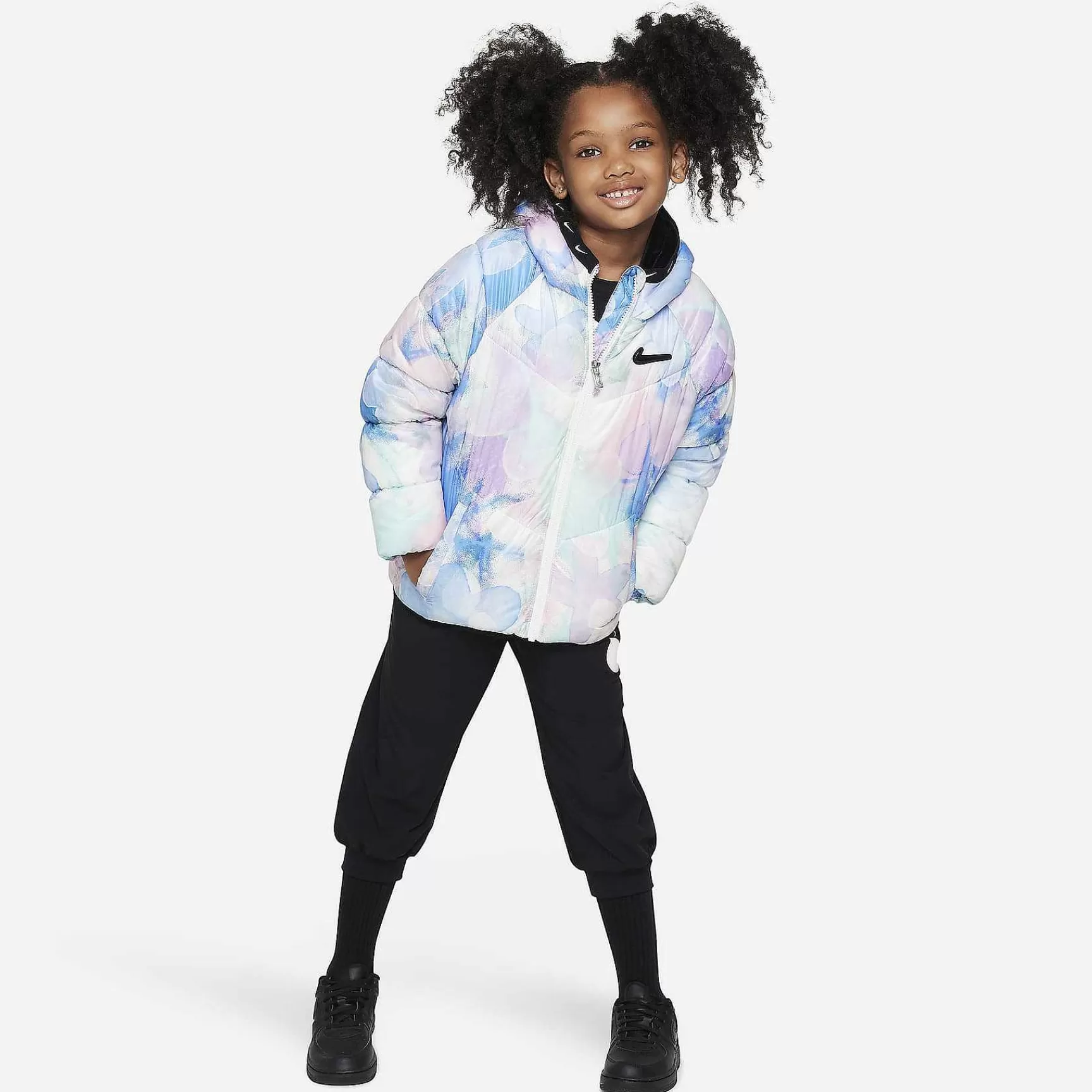 Outerwear & Jackets-Nike Outerwear & Jackets Swoosh Chevron Puffer Jacket