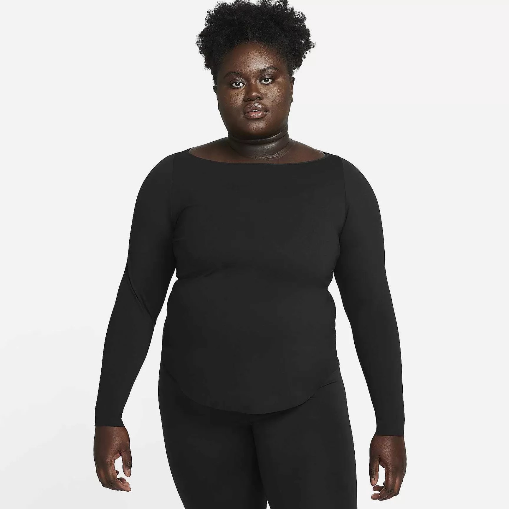 Plus Size-Nike Plus Size Yoga Dri-Fit Luxe