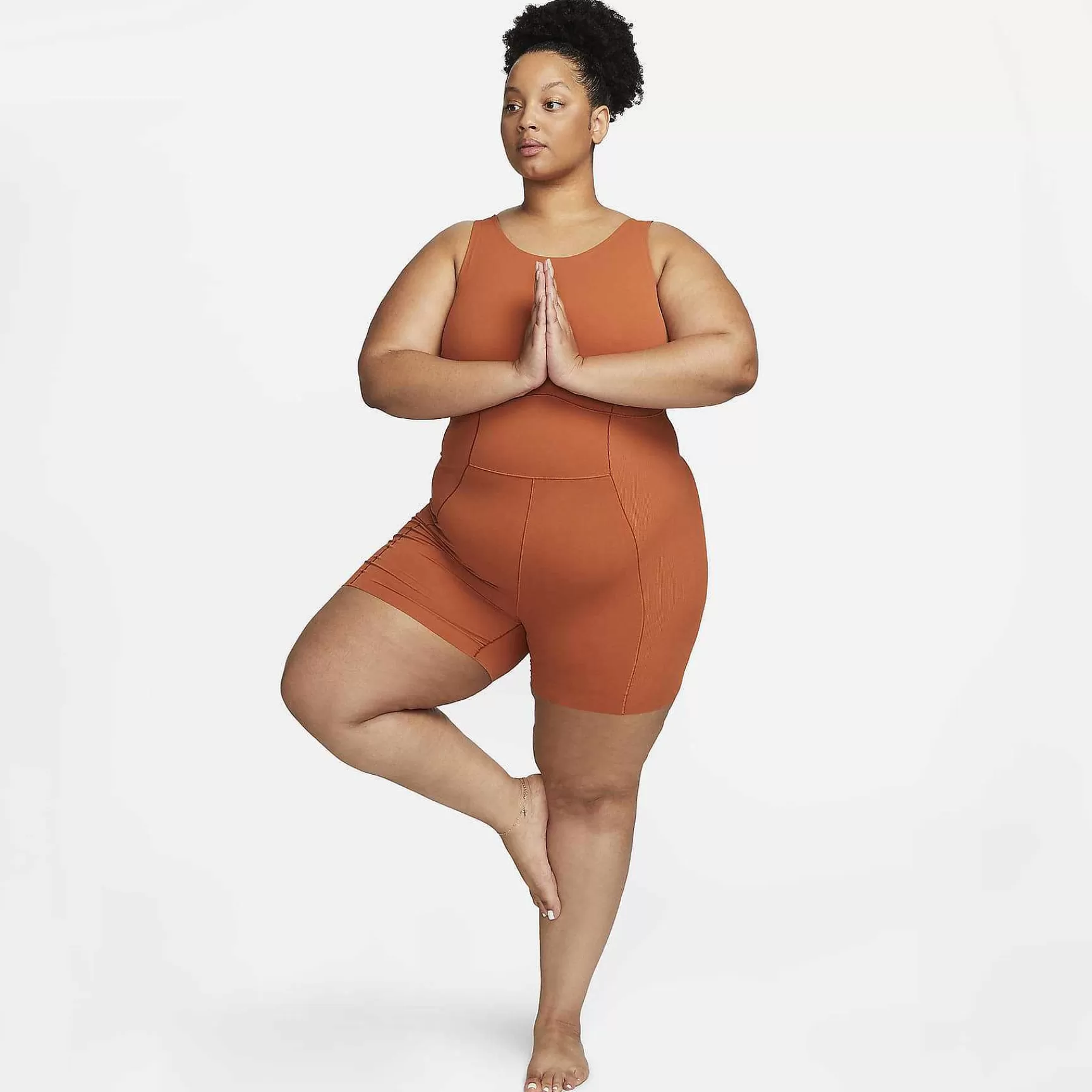 Plus Size-Nike Plus Size Yoga Dri-Fit Luxe