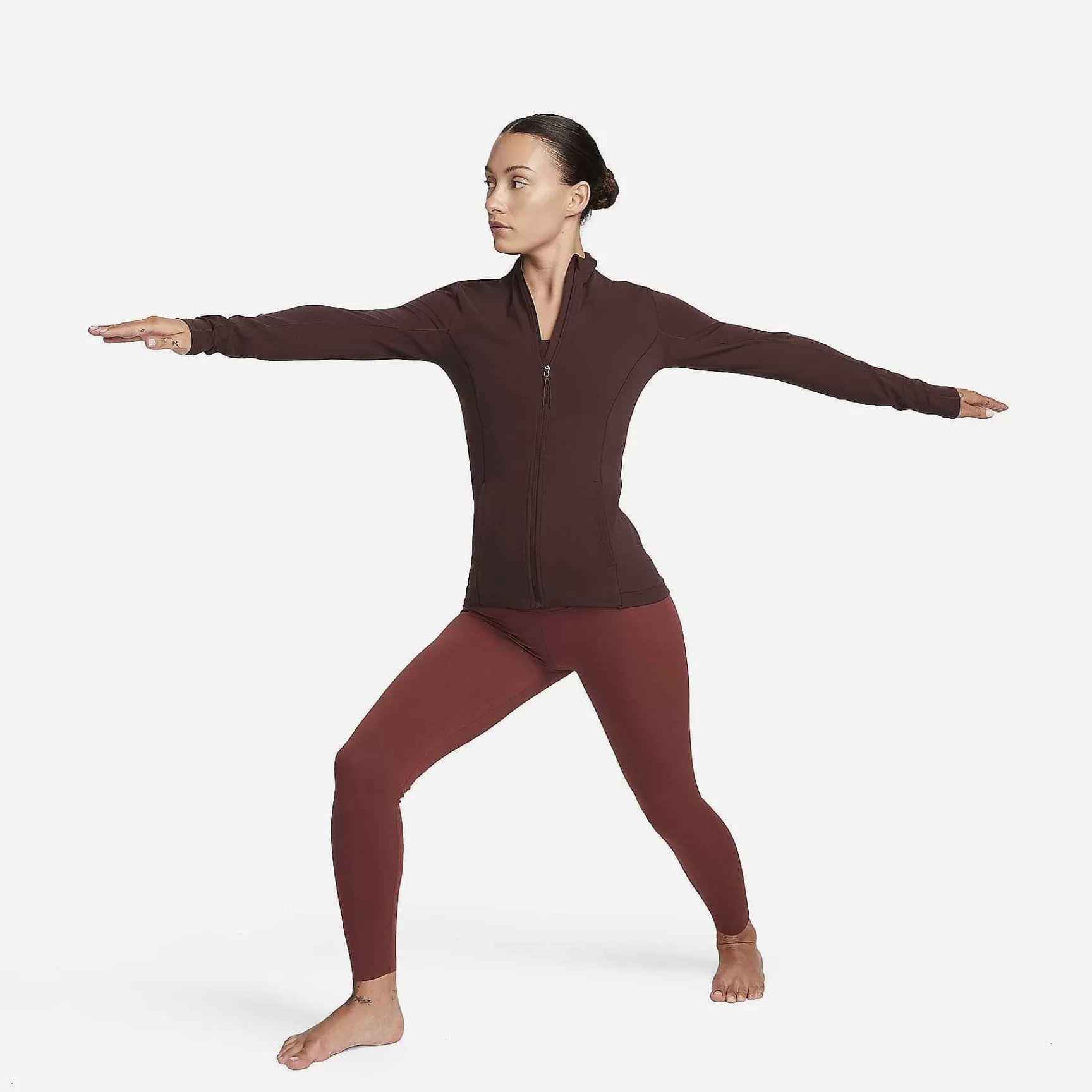 Outerwear & Jackets-Nike Outerwear & Jackets Yoga Dri-Fit Luxe